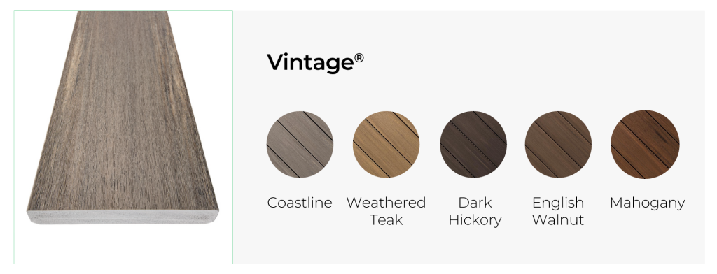 Composite Decking and cladding Timbertech_harvest