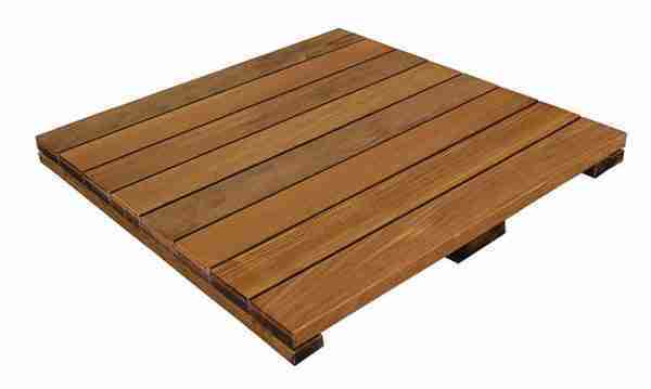 Brazilian Lumber Cumaru Deck Tiles 24 x 24